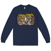 Navy mama western Long Sleeve Tee - RacoonDesign