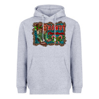 Heather Grey howdy christmas boots Heavyweight Hoodie - RanaPortraitStore