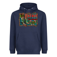 Navy howdy christmas boots Heavyweight Hoodie - RanaPortraitStore