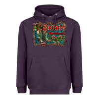 Plum howdy christmas boots Heavyweight Hoodie - RanaPortraitStore