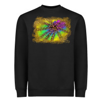 Black colorful glitter leopard background Heavyweight Sweatshirt - RanaPortraitStore