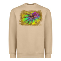 Mushroom colorful glitter leopard background Heavyweight Sweatshirt - RanaPortraitStore