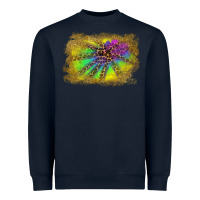 Navy colorful glitter leopard background Heavyweight Sweatshirt - RanaPortraitStore