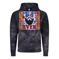 Cloud Black best dad ever american flag Vintage Hoodie - Artiststas