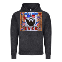 Vintage Black best dad ever american flag Vintage Hoodie - Artiststas