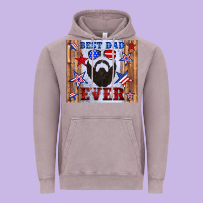 Best Dad Ever American Flag Vintage Hoodie Designed By Artiststas