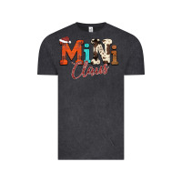 Vintage Black Mini Claus Vintage Tee - CowhideDigitalArt
