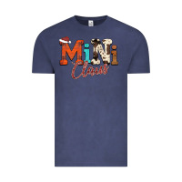 Vintage Denim Mini Claus Vintage Tee - CowhideDigitalArt