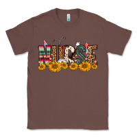 Chestnut Western Nurse Sunflower Classic Tee - FaDigitalArtStudio