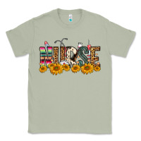 Matcha Western Nurse Sunflower Classic Tee - FaDigitalArtStudio