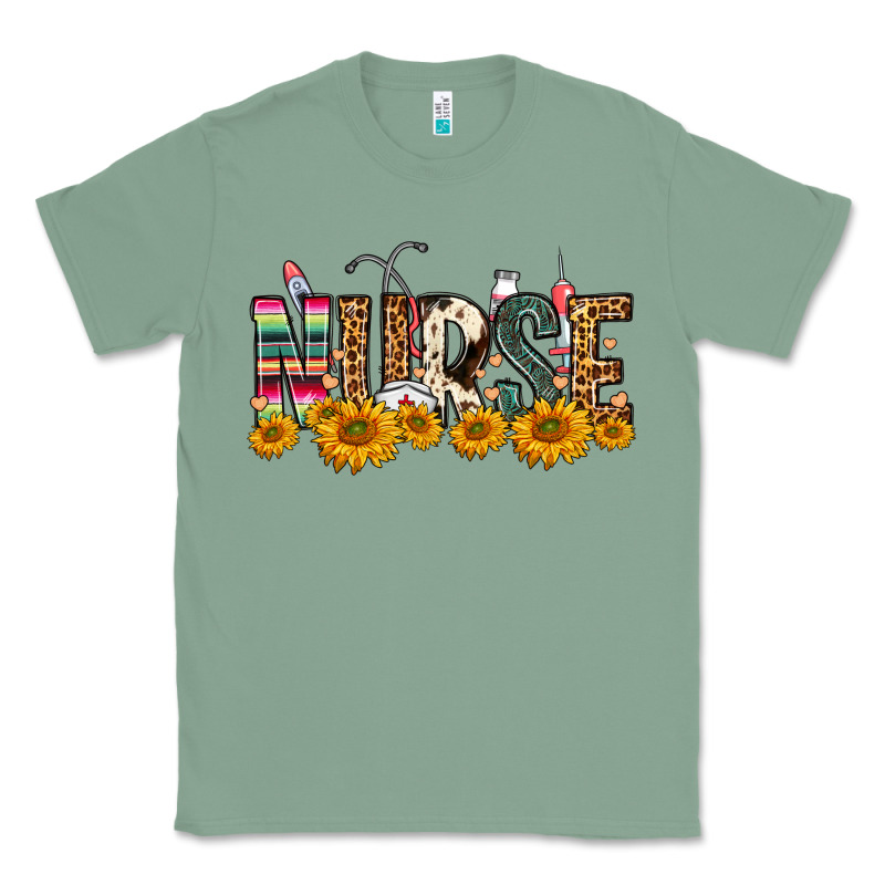 Western Nurse Sunflower Classic Tee by FaDigitalArtStudio | Teevron