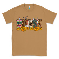 Toasted Coconut Western Nurse Sunflower Classic Tee - FaDigitalArtStudio