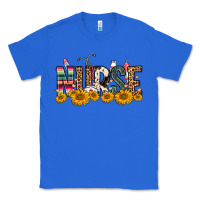 True Royal Western Nurse Sunflower Classic Tee - FaDigitalArtStudio