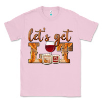 Bubblegum Pink let's get lit candles Classic Tee - BarkalooDesign