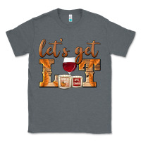 Charcoal Heather let's get lit candles Classic Tee - BarkalooDesign