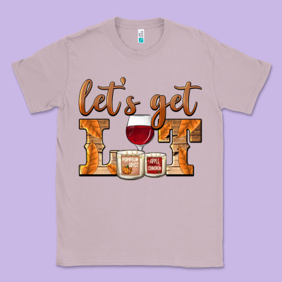 Let's Get Lit Candles Classic Tee Designed By Barkaloodesign