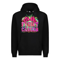 Black fight cancer Premium Hoodie - BarkalooDesign