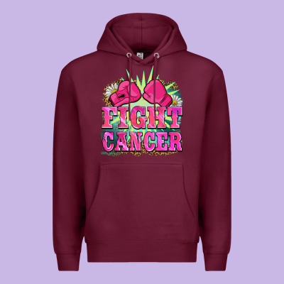 Fight Cancer Premium Hoodie Designed By Barkaloodesign