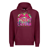 Burgundy fight cancer Premium Hoodie - BarkalooDesign