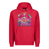 Cardinal fight cancer Premium Hoodie - BarkalooDesign