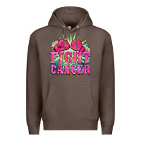Coffee fight cancer Premium Hoodie - BarkalooDesign
