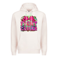 Pale Pink fight cancer Premium Hoodie - BarkalooDesign