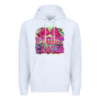 White fight cancer Premium Hoodie - BarkalooDesign