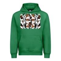 Emerald cowhide brushstrokes Urban Hoodie - RanaPortraitStore