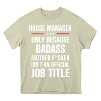 Mossy gift for badass house manager Heavy Core Tee - DesigneFamous