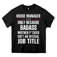 Black gift for badass house manager Heavy Core Tee - DesigneFamous