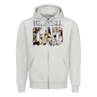 No Background Volleyball Dad Zipper Hoodie | Teevron