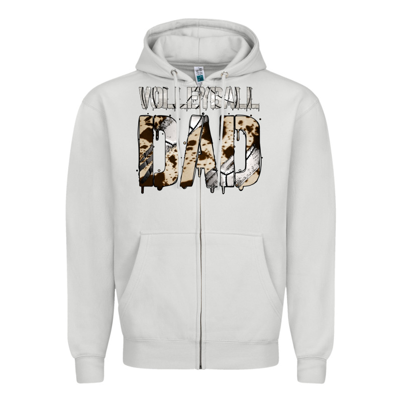 No Background Volleyball Dad Zipper Hoodie by Jasminsmagicworld | Teevron