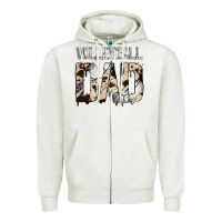 Oatmeal Heather no background volleyball dad Zipper Hoodie - Jasminsmagicworld