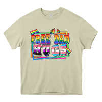Mossy Free dad hugs pride Heavy Core Tee - FaDigitalArtStudio