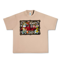 Burro Happy Easter Urban Heavy Tee - CowhideDigitalArt