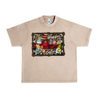 French Oak Happy Easter Urban Heavy Tee - CowhideDigitalArt