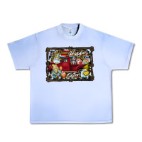 Grape Ice Happy Easter Urban Heavy Tee - CowhideDigitalArt