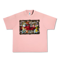 Salmon Happy Easter Urban Heavy Tee - CowhideDigitalArt