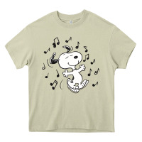 Mossy dancing dog Heavy Core Tee - DesigneFamous
