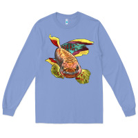 Colony Blue Killifish Long Sleeve Tee - LillyAllenDesigns