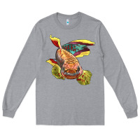 Heather Grey Killifish Long Sleeve Tee - LillyAllenDesigns