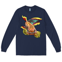 Navy Killifish Long Sleeve Tee - LillyAllenDesigns
