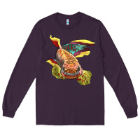 Plum Killifish Long Sleeve Tee - LillyAllenDesigns