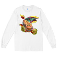 White Killifish Long Sleeve Tee - LillyAllenDesigns
