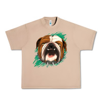 Burro Bulldog Green glitter Urban Heavy Tee - Jasminsmagicworld