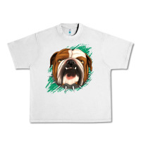 Lunar Rock Bulldog Green glitter Urban Heavy Tee - Jasminsmagicworld