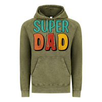 Vintage Olive super dad Vintage Hoodie - Artiststas