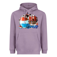 Lavender Red White  Booze With Cowhide Background Heavyweight Hoodie - Jasminsmagicworld