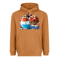 Meerkat Red White  Booze With Cowhide Background Heavyweight Hoodie - Jasminsmagicworld