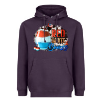 Plum Red White  Booze With Cowhide Background Heavyweight Hoodie - Jasminsmagicworld